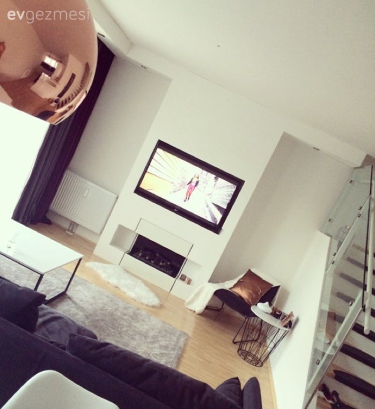 Aydınlatma, Merdiven, Salon, Şömine