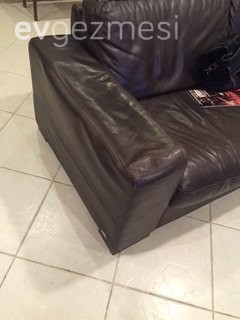 Eski deri koltuğu değerlendirme