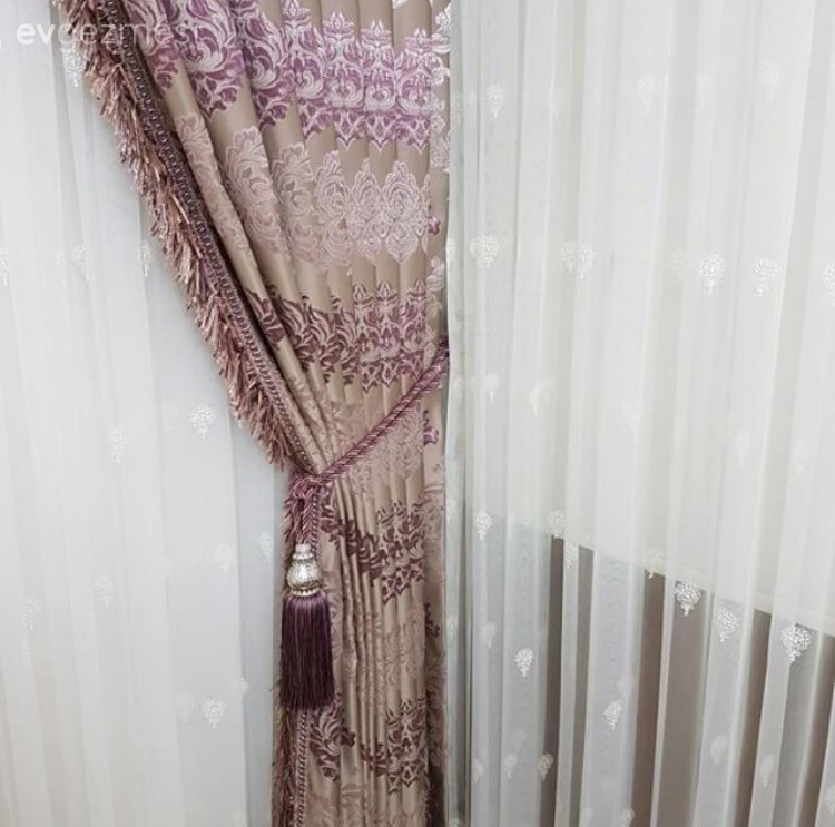 Fon perde, Mor, Perde, Salon