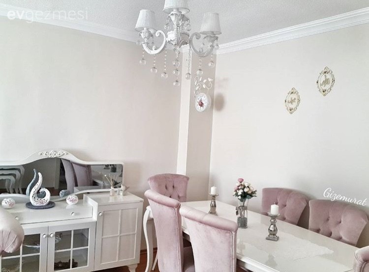 Avize, Konsol, Pembe, Salon, Yemek Odası, Aydınlatma
