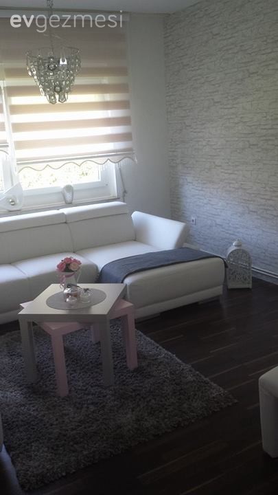 Beyaz, Duvar kağıdı, Köşe koltuk, Salon, Sehpa