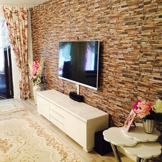 Duvar kağıdı, Salon, Tv ünitesi