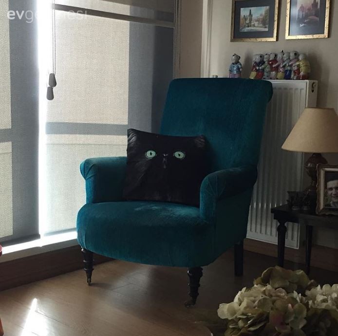 Gülseren hanımın anısı olan eşyalarla canlı ve yaşayan evi..