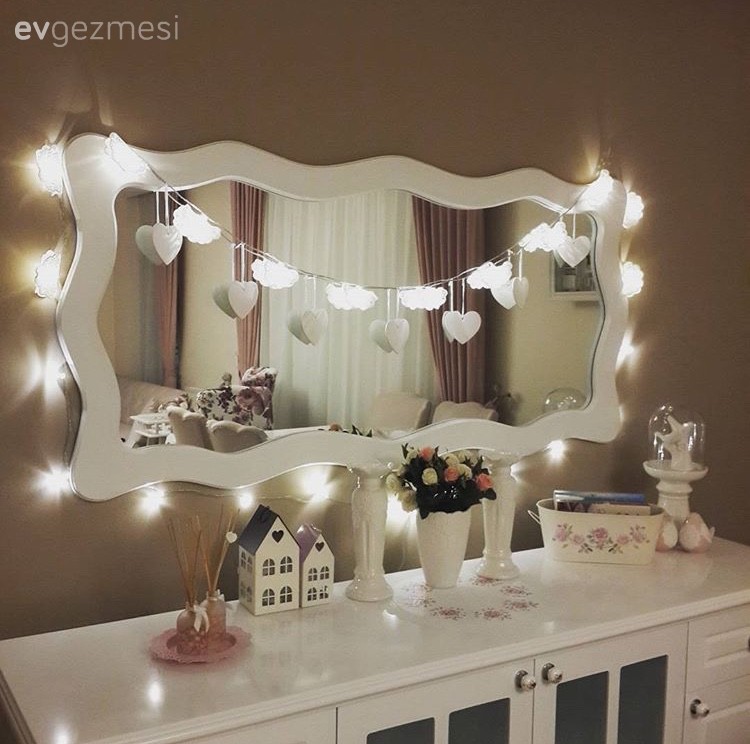 Aydınlatma, Ayna, Kahverengi, Konsol, Yemek Odası