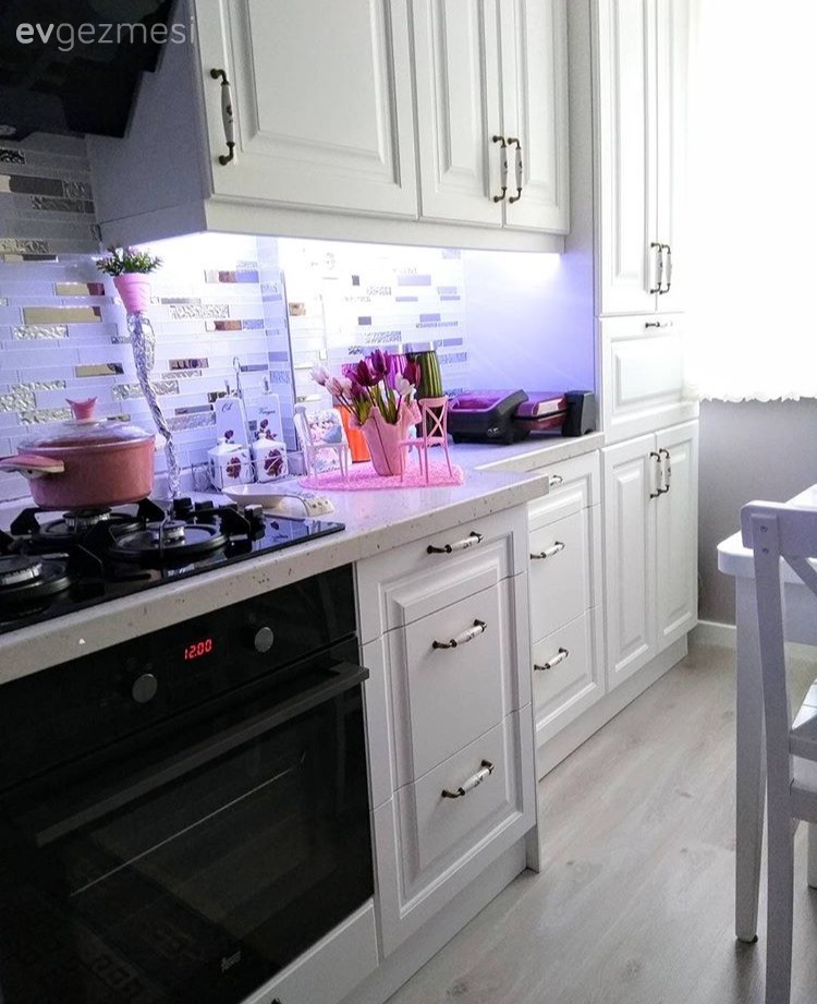 Ankastre, Beyaz mutfak, Country mutfak, Mutfak