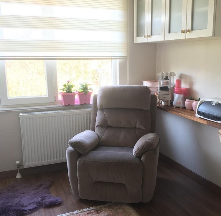 Berjer, Krem, Oturma Odası