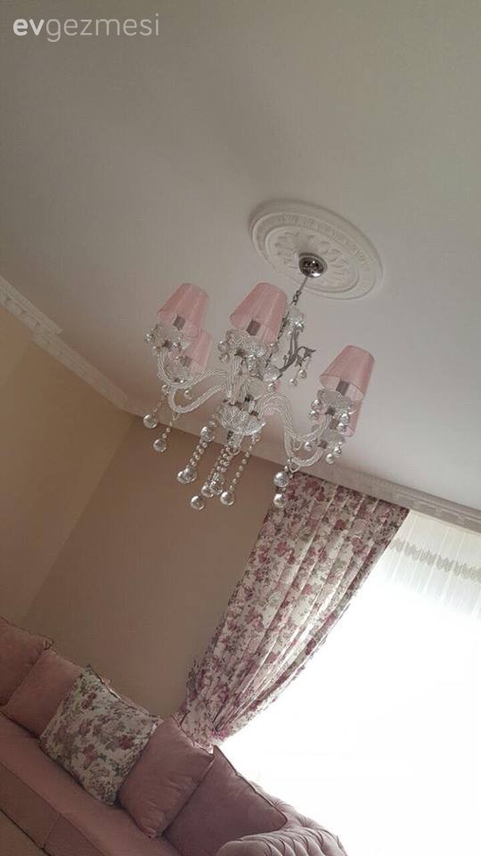 Avize, Pembe, Salon, Aydınlatma