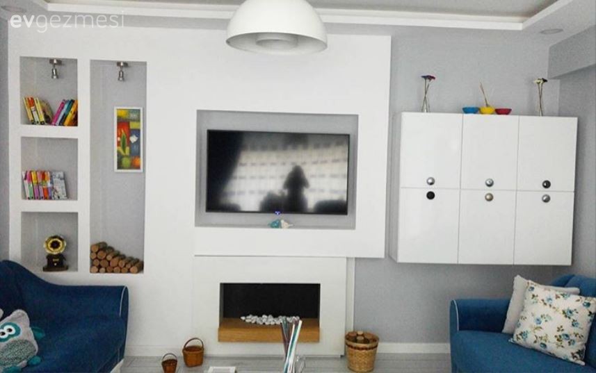 Elçin hanımın eşinin tasarımı detaylarla, canlı ve özgün evi..