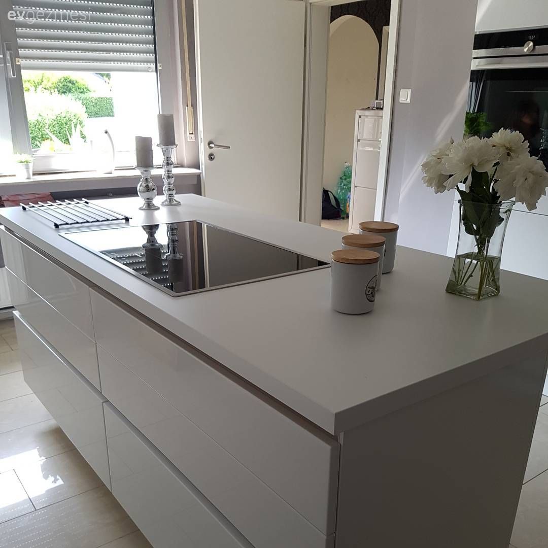 Beyaz mutfak, Modern mutfak, Mutfak, Ada mutfak