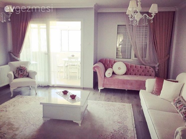 Aydınlatma, Halı, Pembe, Salon