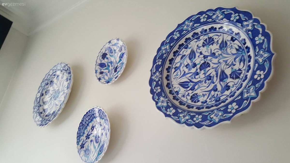 Duvar dekorasyonu, Mavi