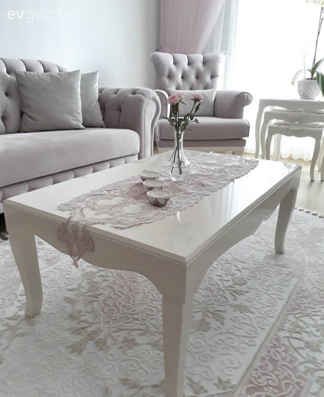 Halı, Krem, Orta sehpa, Salon