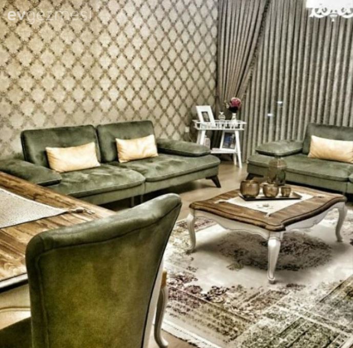 Fulya hanımın toprak renkleri ahşapla kullandığı naturel dekoru..