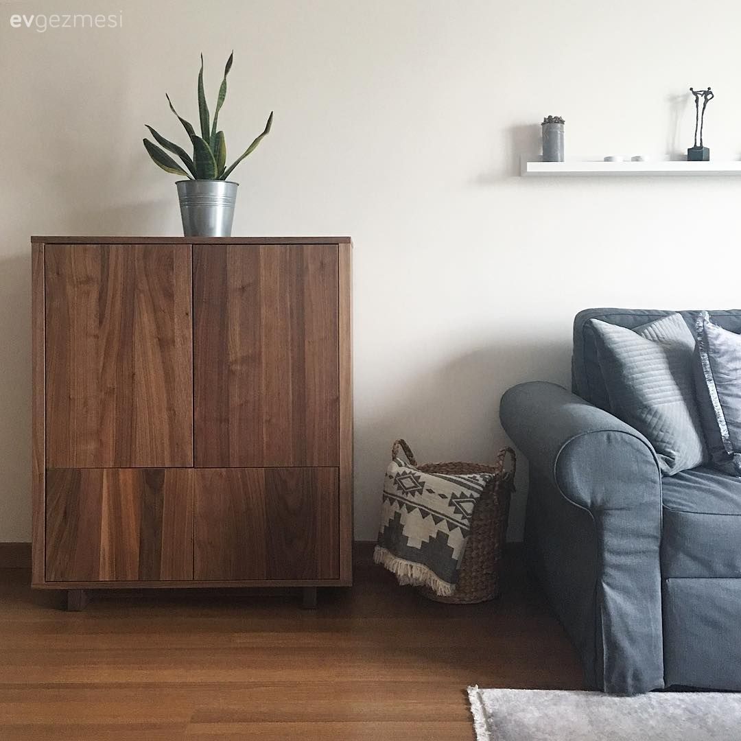 İskandinav esintilerle aydınlık ve doğal. Seden hanımın evi..