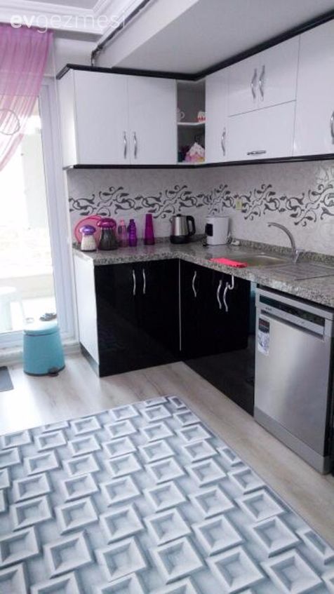 Mutfak, Mutfak halısı, Halı, Mor