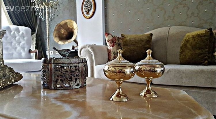 Altın, Antika, Dekoratif Objeler, Salon