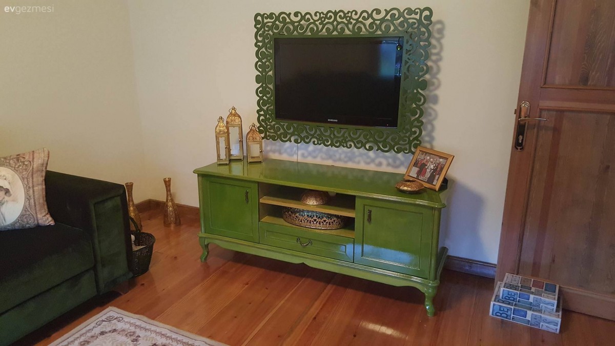 Oturma Odası, Tv ünitesi, Yeşil