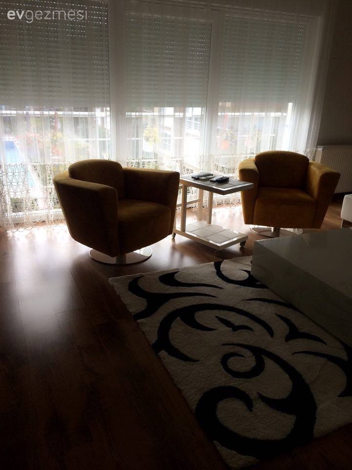 Berjer, Halı, Salon, Sarı