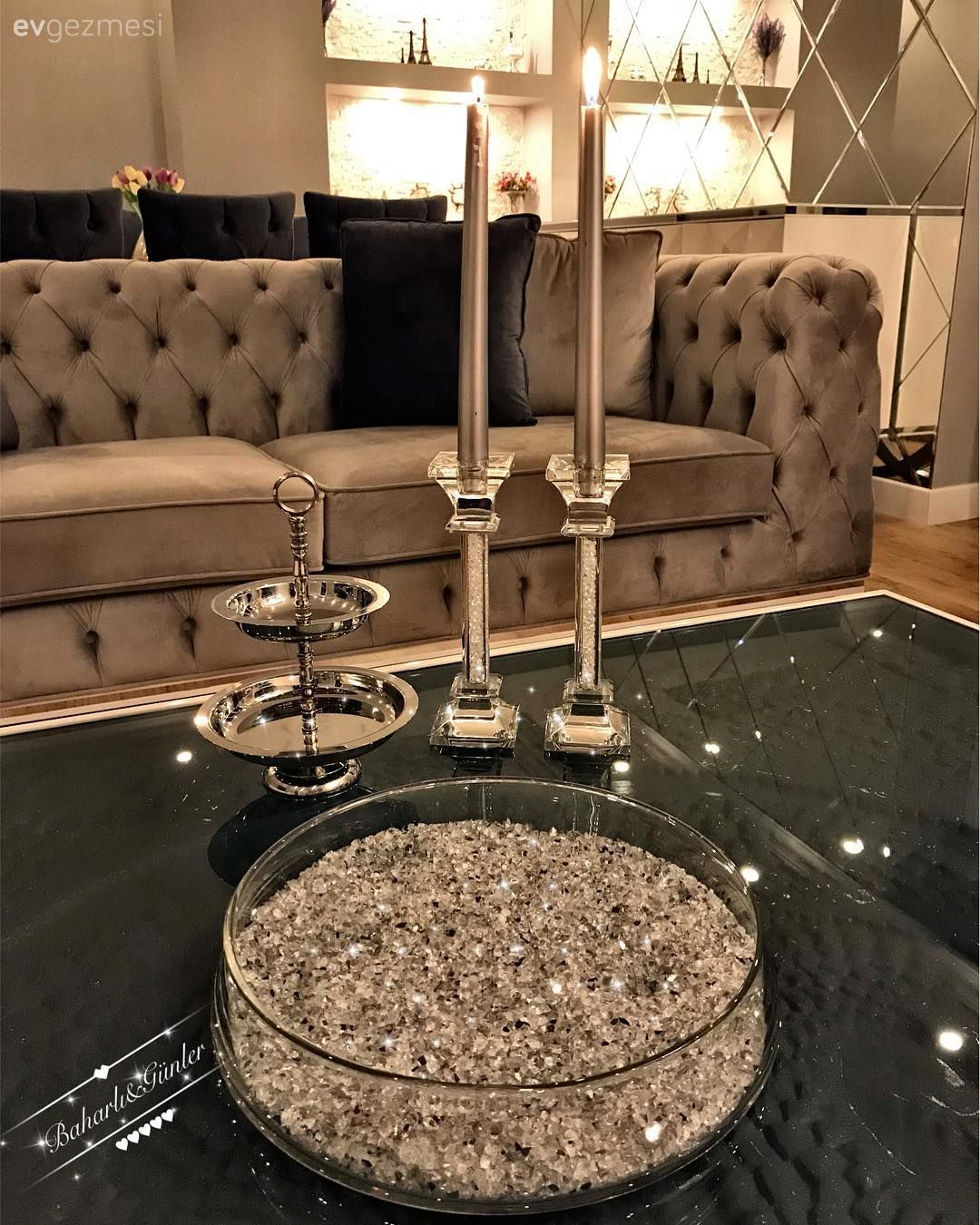 Salon, Dekoratif Objeler