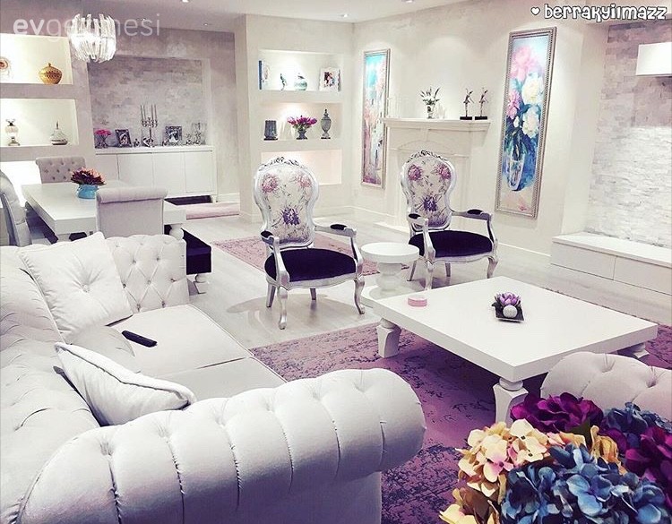 Berjer, Halı, Mor, Orta sehpa, Salon