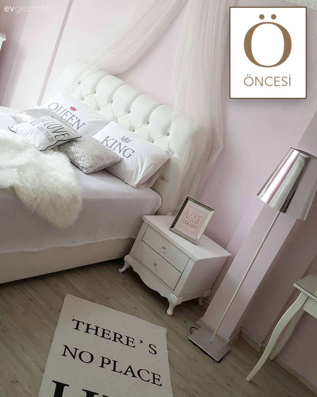 Sadelikten çarpıcı bir dekora. Neslihan hanımın harika dönüşümü..