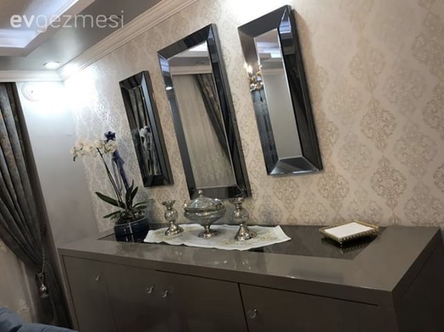 Ayna, Duvar kağıdı, Konsol, Salon, Yemek Odası