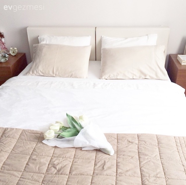 Burcu hanımın naturel esintili, aydınlık ve zarif evi..