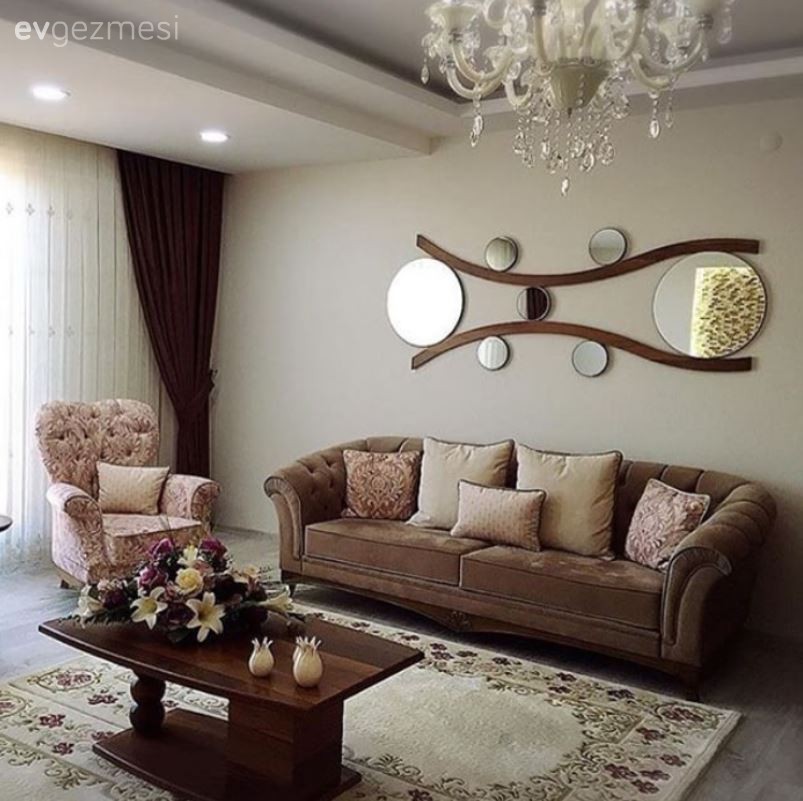 Kevser hanımın detaylarda hareket kazanan, nötral evi..