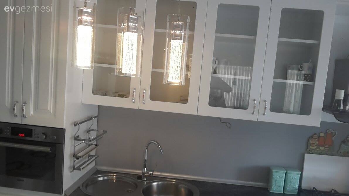 Beyaz mutfak, Gri, Mutfak