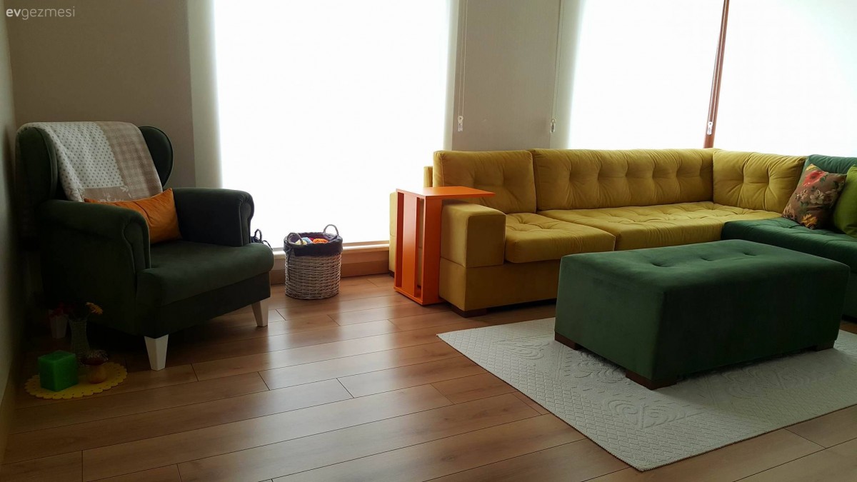 Berjer, Oturma Odası, Sarı