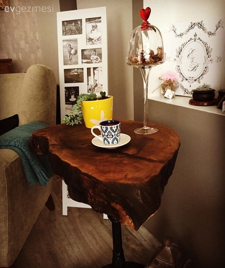 Ahşap Mobilya, Masif ahşap, Salon, Yan sehpa