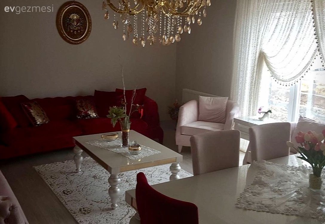 Modern ve klasiğin harika bir harmanı. İlknur hanımın evinden..