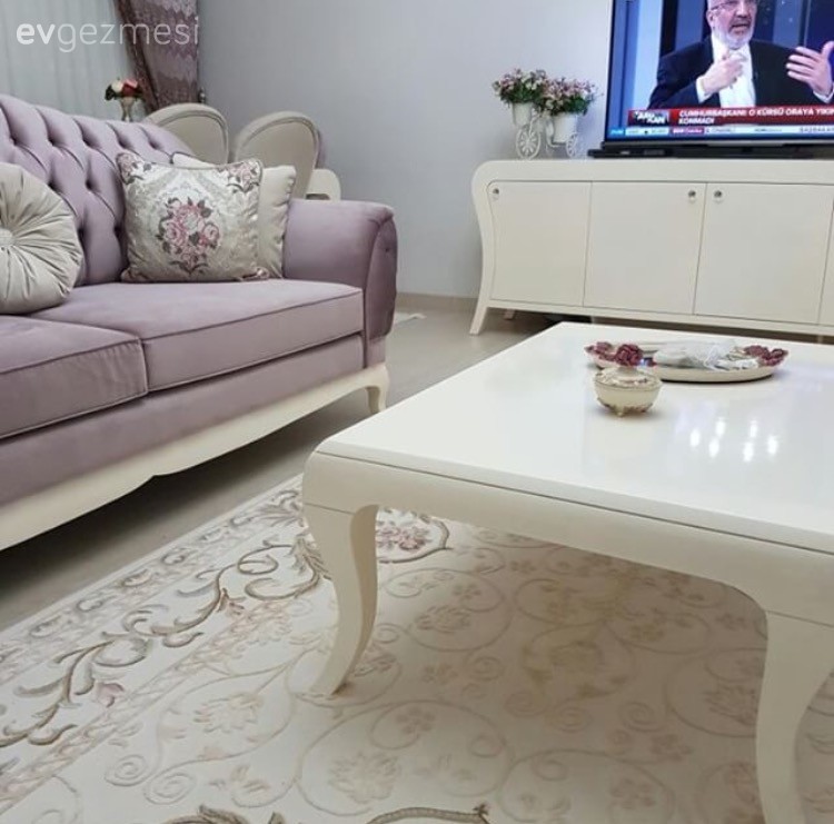 Halı, Mor, Orta sehpa, Salon