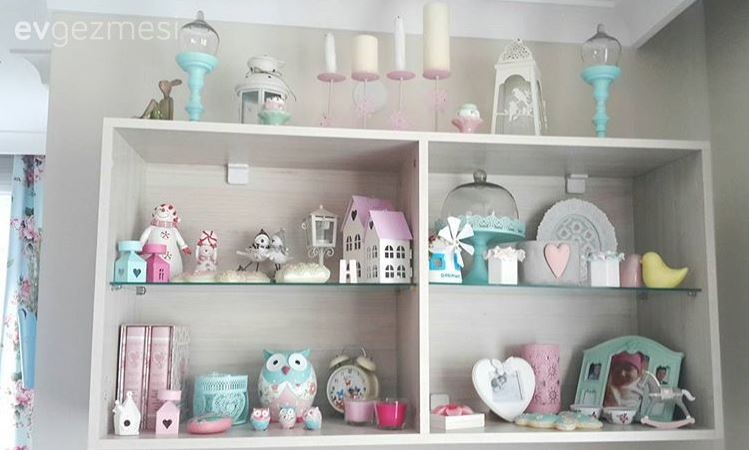 Hilal hanım romantik ve tatlı detaylarla dolu canlı evi..