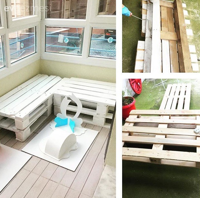 Balkon, Kendin Yap, Palet