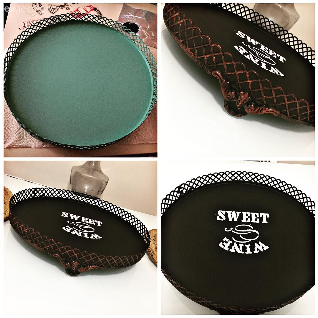 Sunum, Kendin Yap, Tepsi boyama