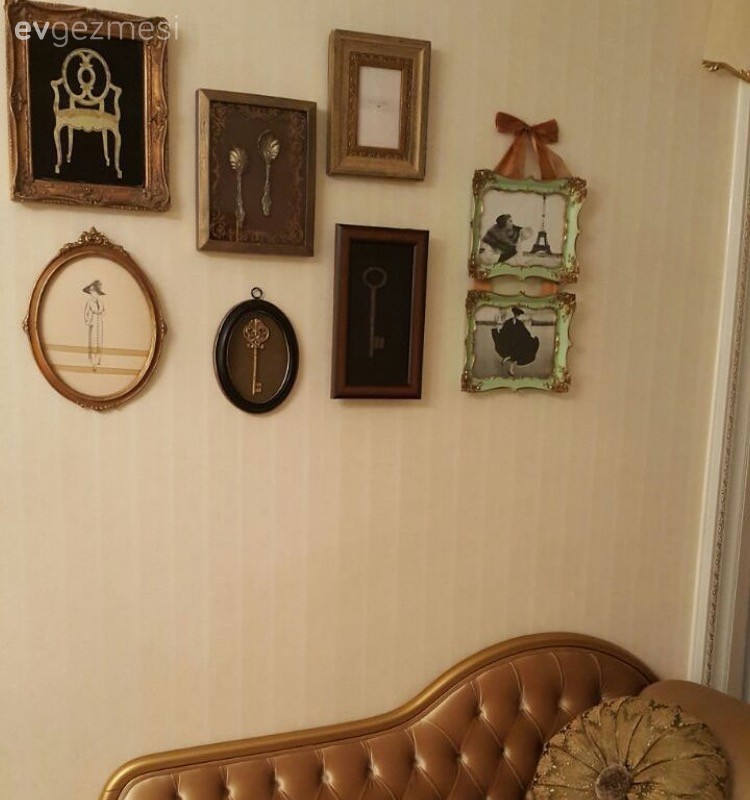 Altın, Duvar dekorasyonu, Salon