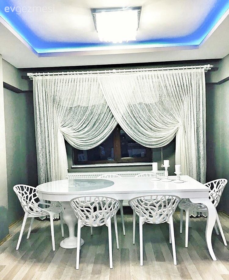 Perde, Salon, Yemek Odası