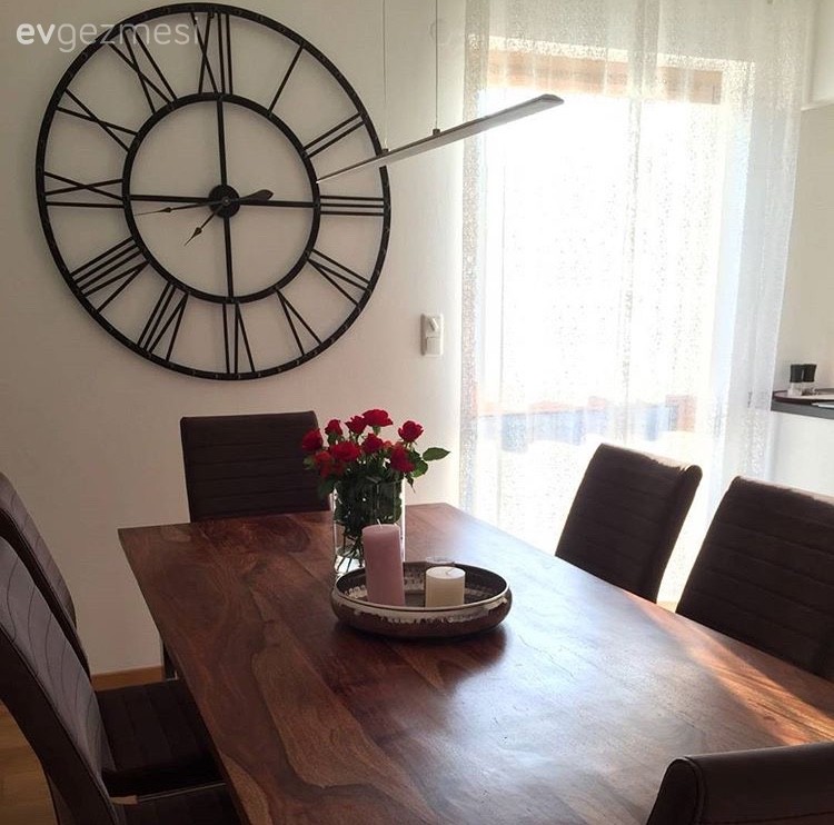 Ahşap Mobilya, Duvar saati, Yemek Odası