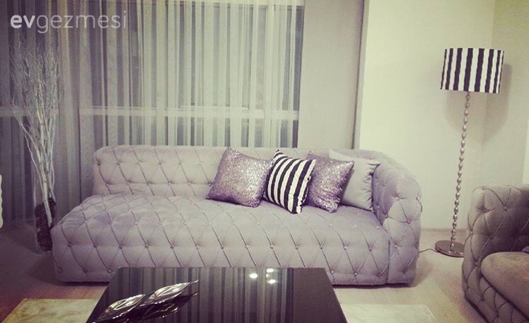 Burcu hanımın sofistike evi..