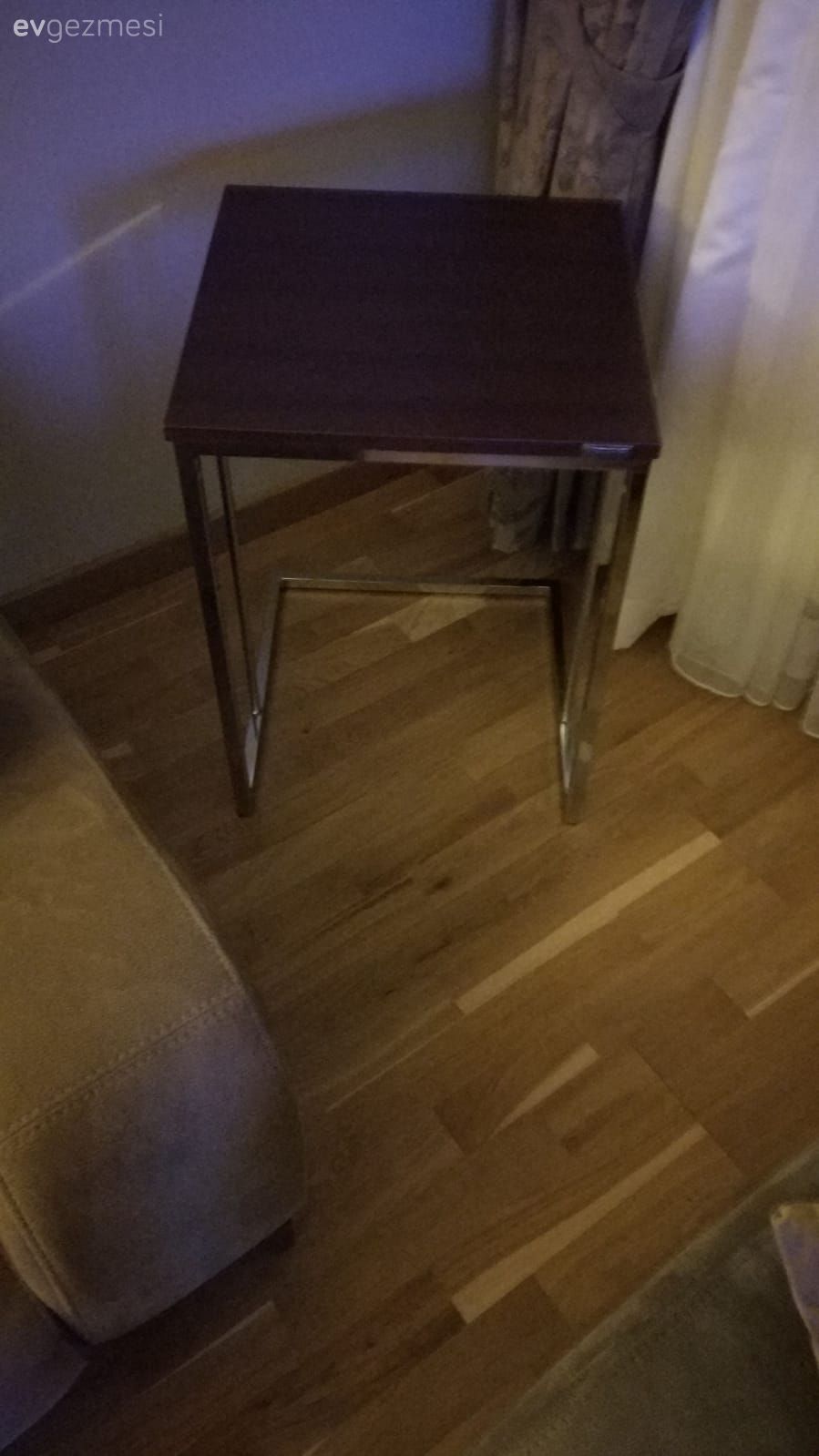 Sehpaları mermer efektiyle boyadık!