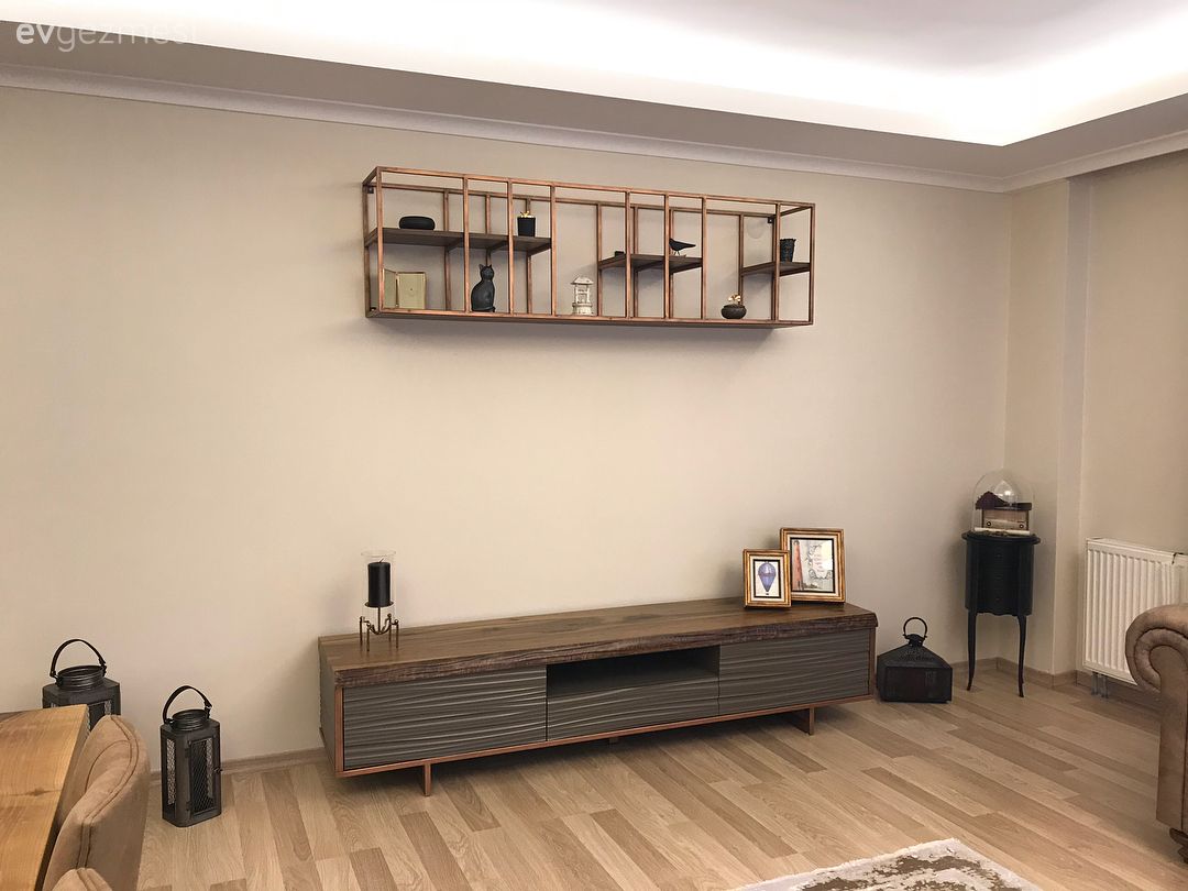 Tv ünitesi, Duvar rafı, Gri, Salon, Fener