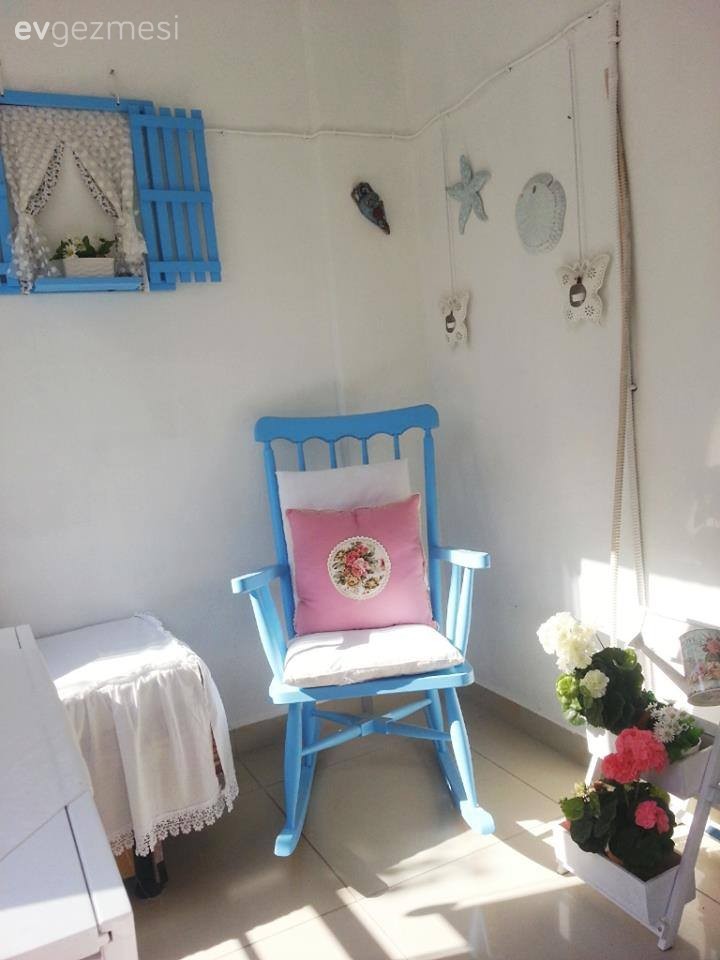 Balkon, Dekoratif Objeler, Mavi