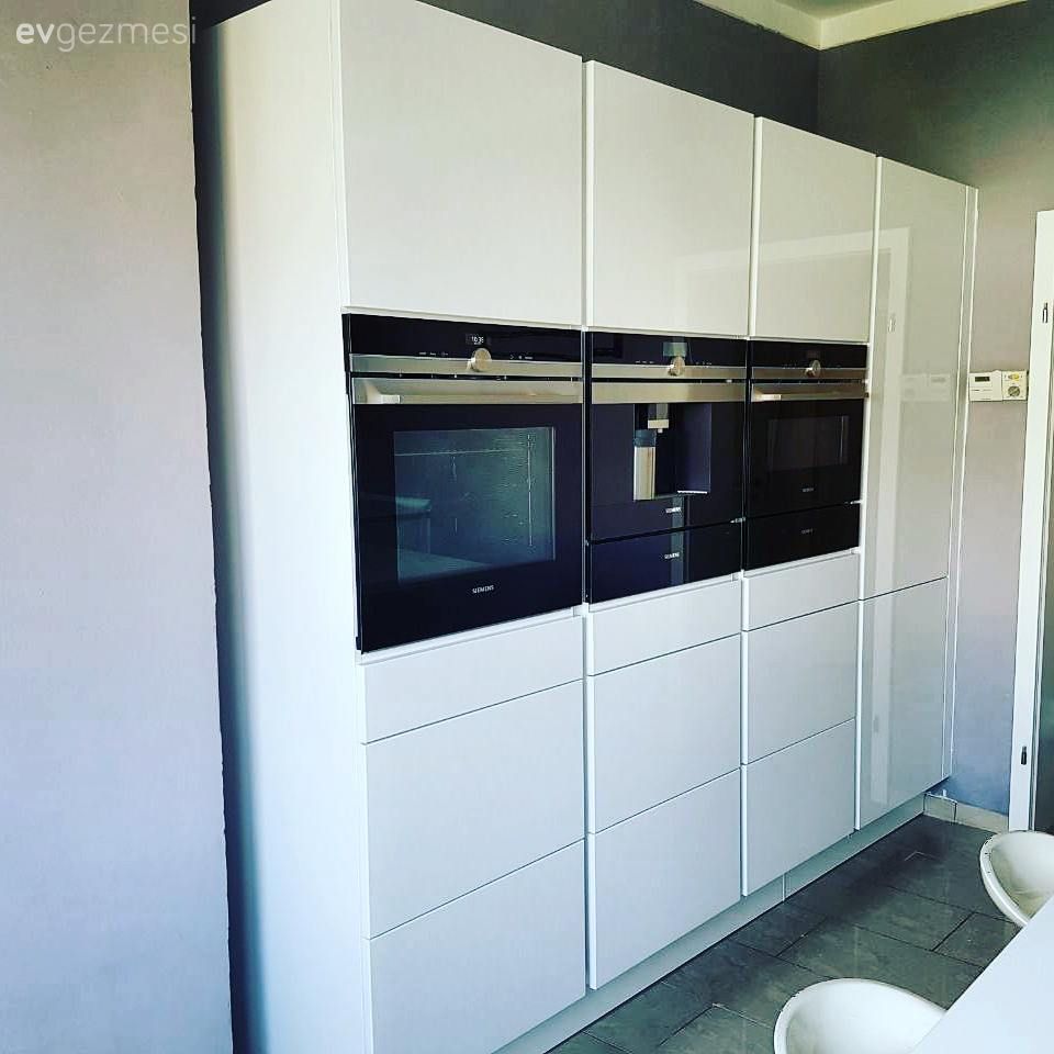 Ankastre, Beyaz mutfak, Modern mutfak, Mutfak