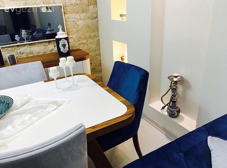 Rümeysa hanımın şık ve dingin evi..