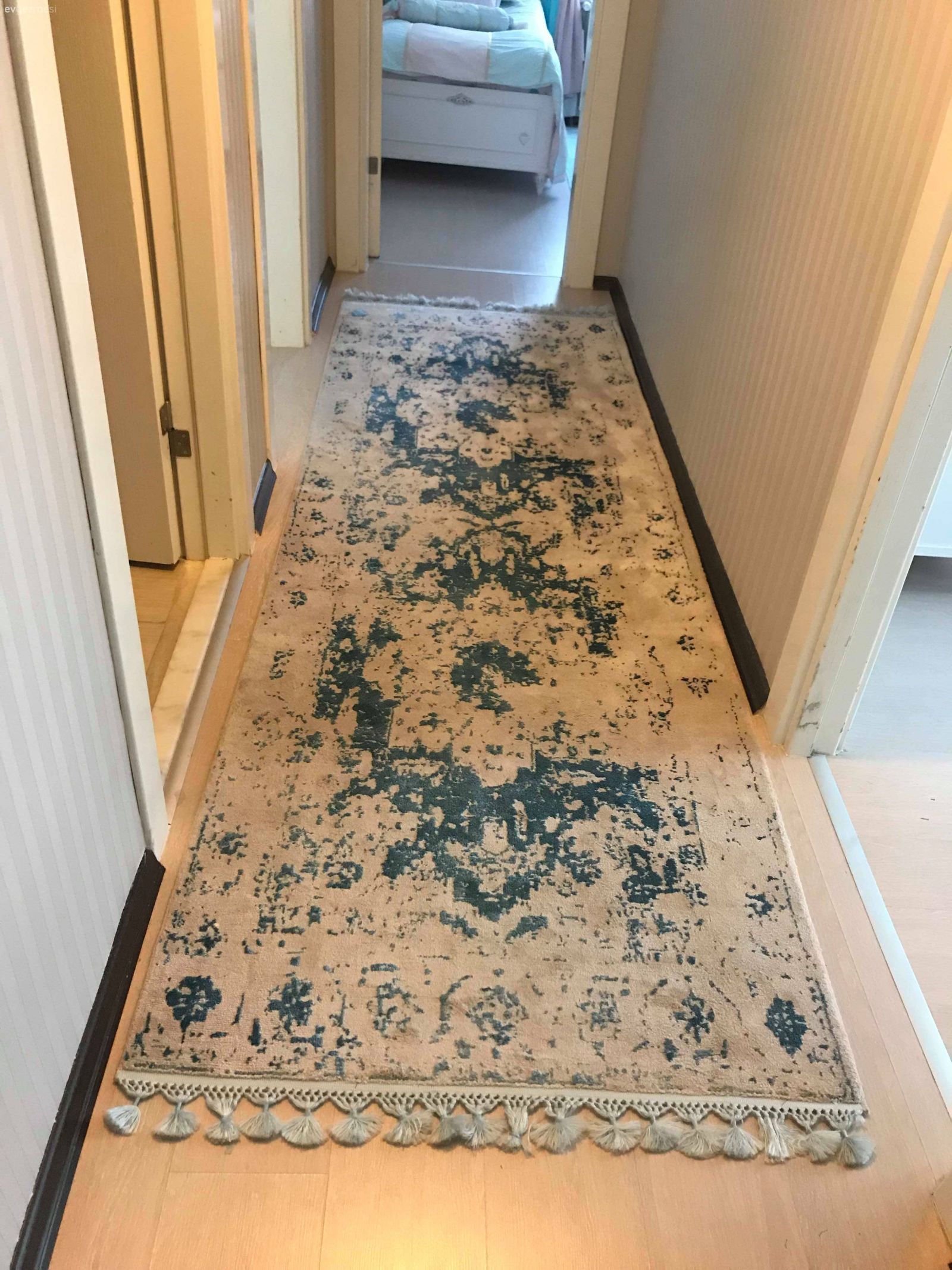 Halı, Mavi, Hol, Vintage