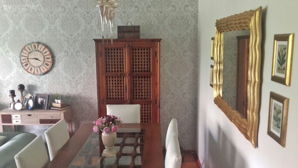 Burcu hanımın doğal ve sıcak bir havası olan, harika evi..