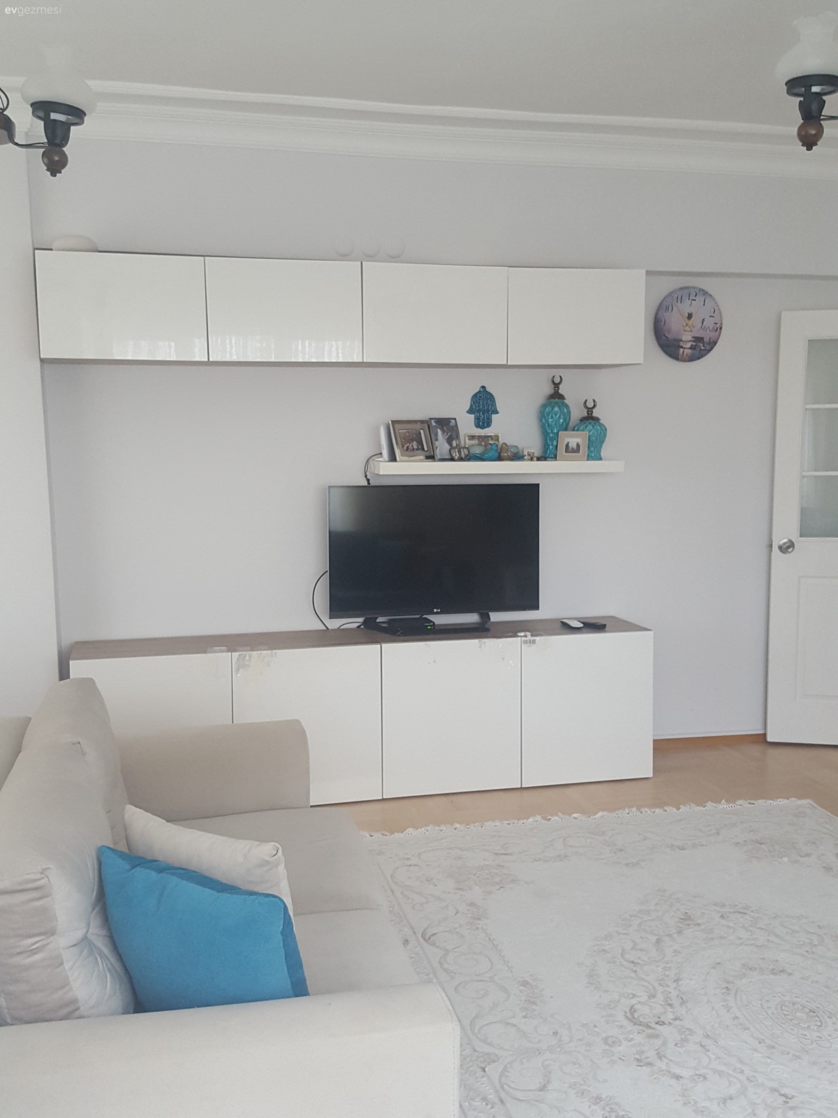 Sakin ve dingin bir ev.