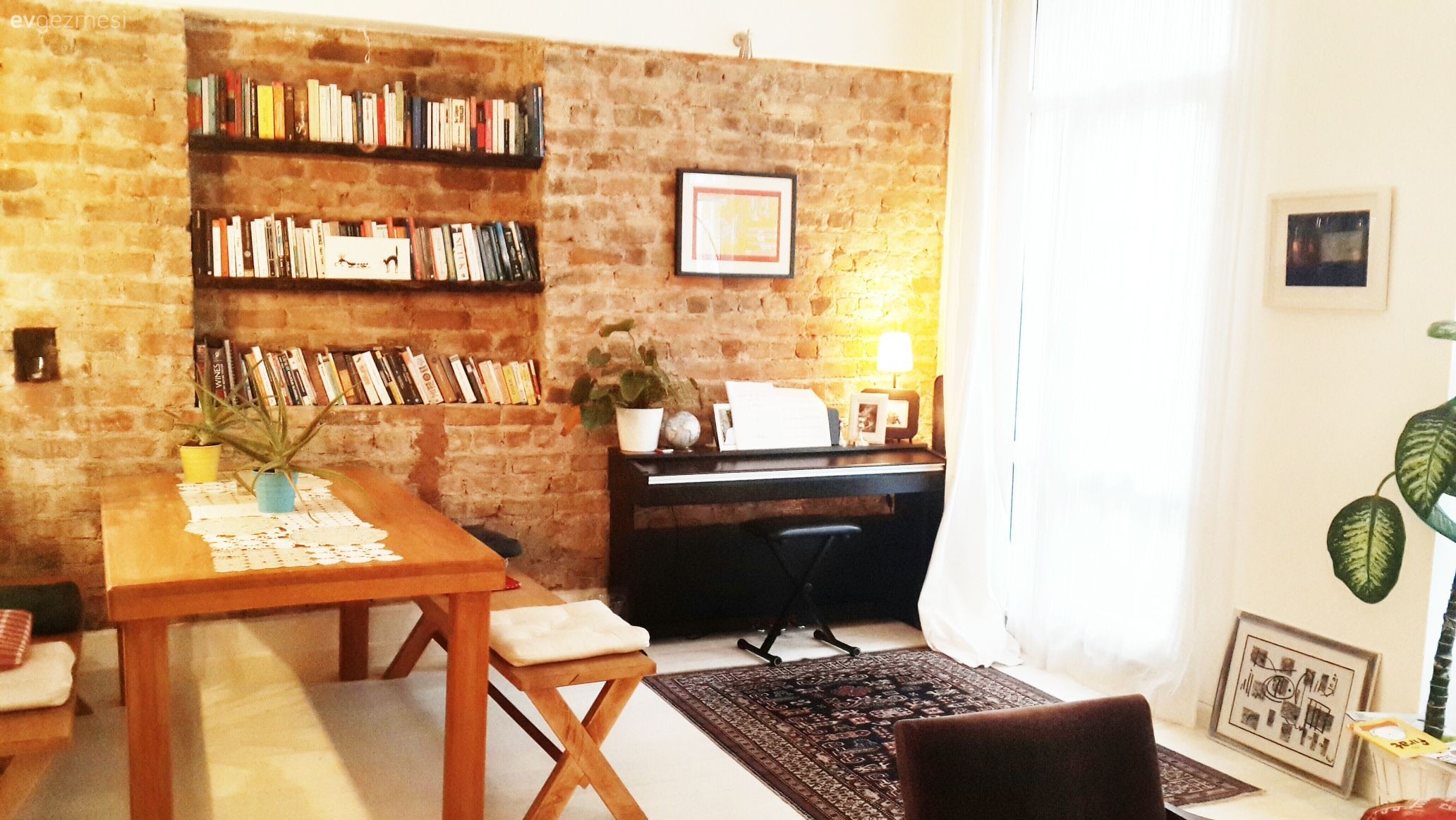 Ceylan Hanım'ın stil sahibi evi.