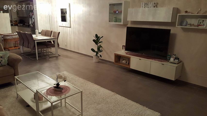 Duvar dekorasyonu, Salon, Tv ünitesi